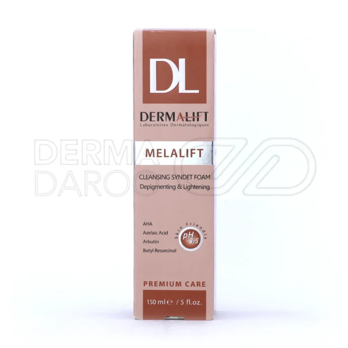 فوم شستشوی ملالیفت، حاوی آزلائیک اسید، روشن کننده پوست، مناسب انواع پوست با اثر ضد تیرگی