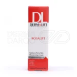 کرم درمالیفت رزالیفت، با اولیوگلیسرایدز و پلی‌آکریلامید، تسکین التهاب پوست، رفع قرمزی، فاقد ترکیبات استروئیدی، حفظ طراوت پوست.