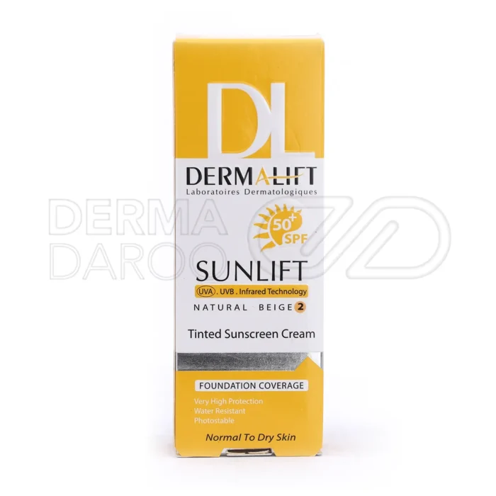 ضدآفتاب رنگی درمالیفت با دوام بالا، پوست معمولی و خشک را در برابر نور خورشید محافظت کرده و طراوت می‌بخشد