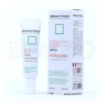 بی‌بی کرم درماتیپیک SPF20، مناسب پوست چرب و مختلط، با نیاسینامید، در بسته‌بندی تیوپی، ضد جوش و محافظ UV.
