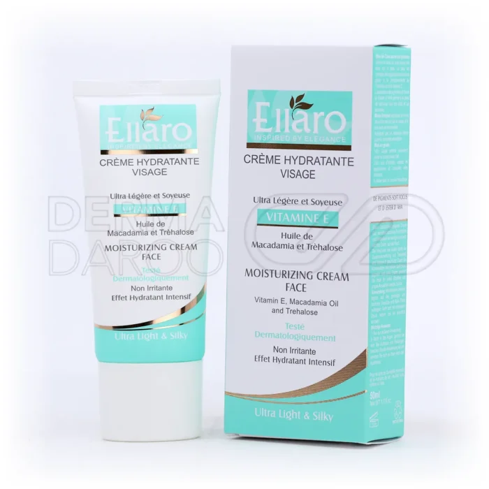 ellaro-hydratante-visage-vitamin-e-cream-for-all-skins-50-ml (1) کرم مرطوب کننده حاوی ویتامین E الارو ۵۰ میلی لیتر