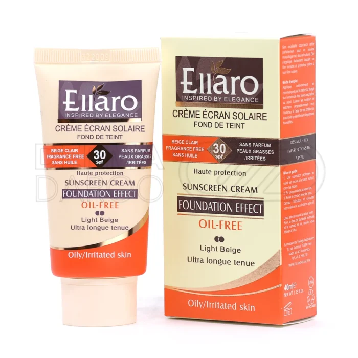 کرم ضد آفتاب فاقد چربی الارو SPF30 مناسب پوست چرب و جوش ‎دار ۴۰ میلی‎ لیتر