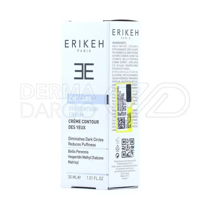 کرم ضدپف و تیرگی دورچشم اریکه ۳۰ میلی لیتر