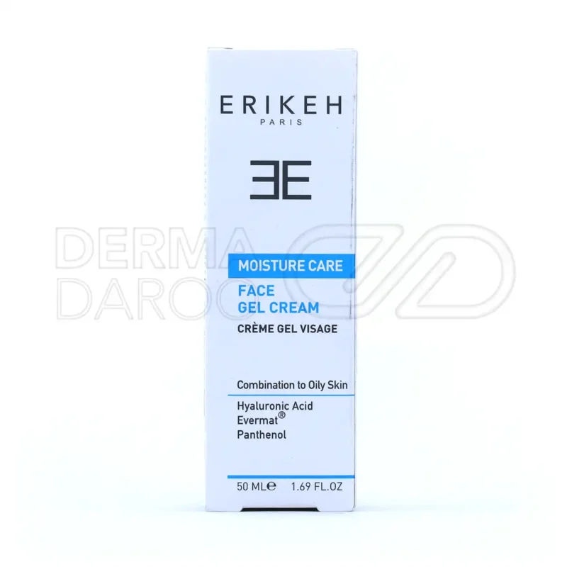ژل کرم مرطوب کننده اریکه مناسب پوست چرب و مختلط ۵۰ میلی لیتر