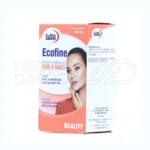 ترکیبی از مواد معدنی، ویتامین‌ها و جلبک اسپیرولینا در قرص اکوفاین برای بهبود کیفیت مو و ناخن