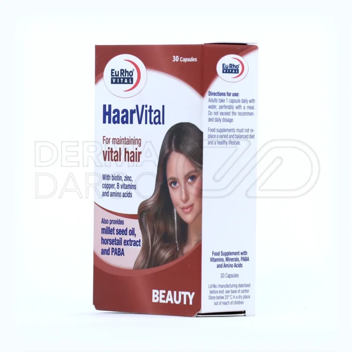 مکمل حاوی بیوتین و ویتامین B12 برای بهبود سلامت مو، پوست و ناخن