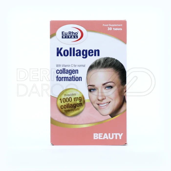 قرص حاوی کلاژن هیدرولیز شده و ویتامین C با خاصیت آنتی‌اکسیدانی