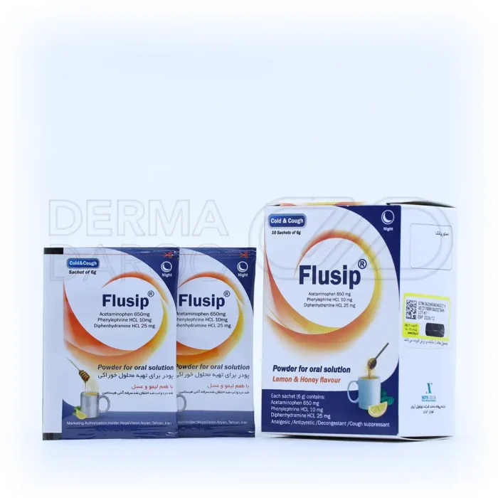 پودر کلد و فلو فلوسیپ با طعم لیمو و عسل ۱۰ ساشه