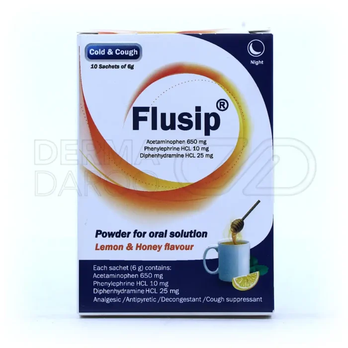 پودر کلد و فلو فلوسیپ با طعم لیمو و عسل ۱۰ ساشه