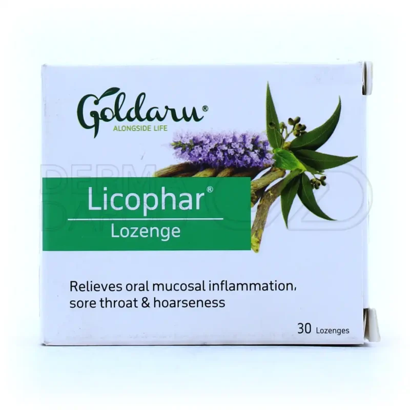 قرص مکیدنی لیکوفار گل دارو ۳۰ عددی