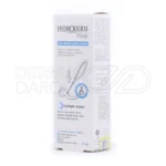 کرم ضد ترک بدن هیدرودرم با روغن بادام شیرین و ویتامین E، پوست را ترمیم کرده و انعطاف‌پذیری آن را بهبود می‌بخشد