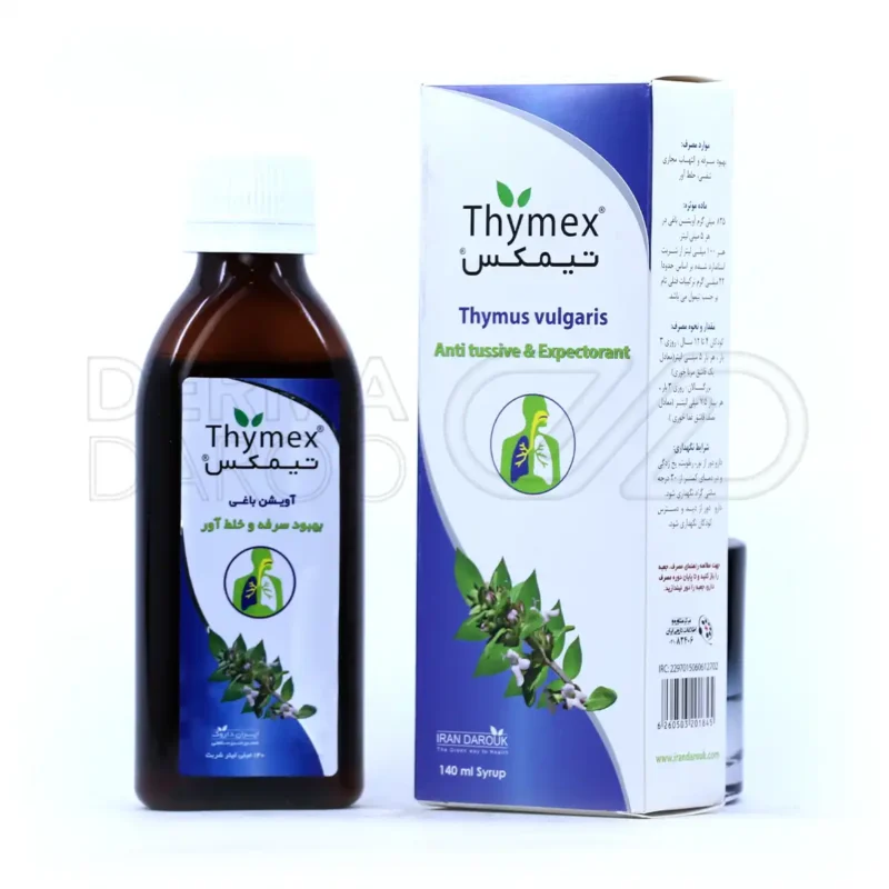 شربت تیمکس کتابی ایران داروک ۱۴۰ میلی لیتر - ضد سرفه و التهاب مجاری تنفسی