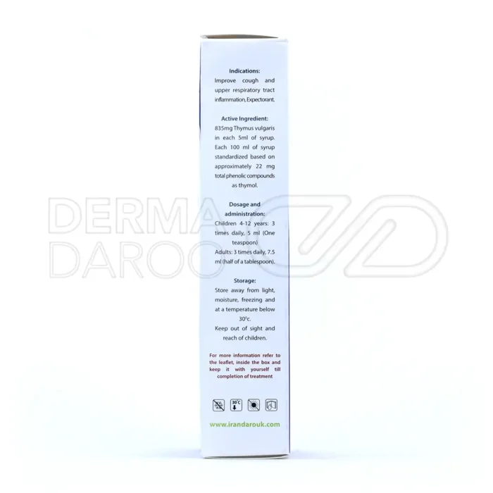 شربت تیمکس کتابی ایران داروک ۱۴۰ میلی لیتر