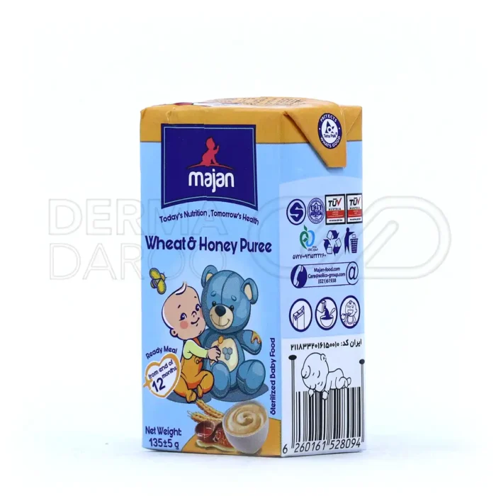 فرنی گندم و عسل ماجان کاله مخصوص کودکان ۱ سال به بالا ۱۳۵ گرم