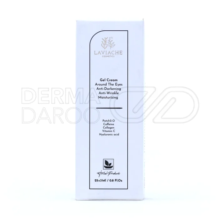 کرم دور چشم لاویاچه، با ویتامین C و کافئین، کاهش خطوط ریز، سفت‌کننده پوست، مناسب انواع پوست دور چشم.