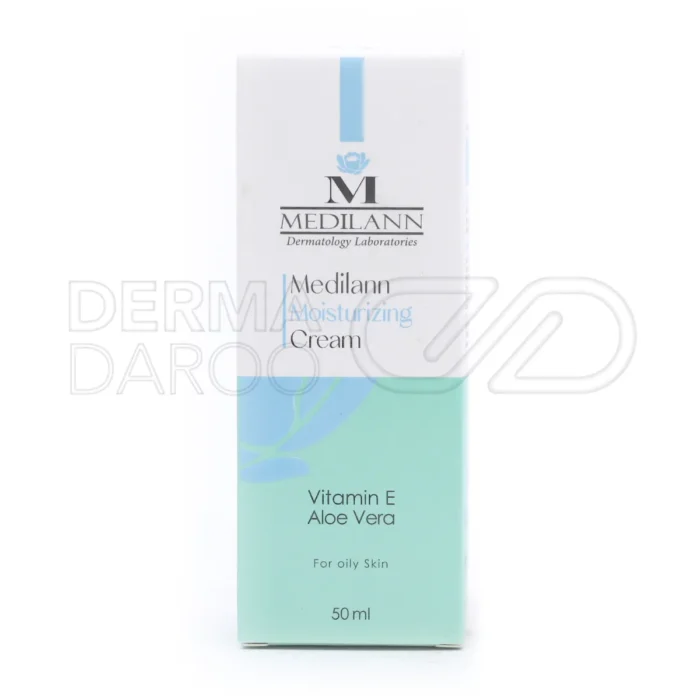 کرم مرطوب کننده پوست چرب مدیلن ۵۰ میلی لیتر