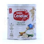 سرلاک گندم و موز به همراه شیر نستله از پایان ۷ ماهگی ۴۰۰ گرم