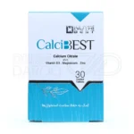 قرص کلسی بست، فاقد عارضه، تامین کلسیم و تقویت استخوان و دندان.