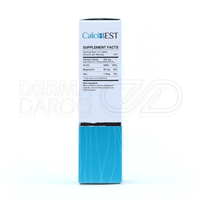 مکمل کلسی بست، با منیزیم و مس، جذب بهتر کلسیم و سلامت استخوان.