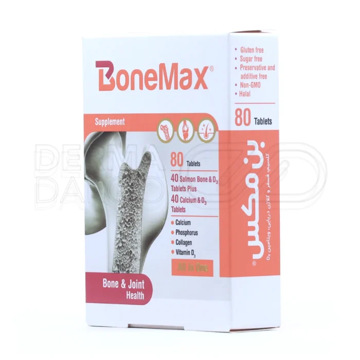 قرص بن مکس، فاقد عارضه، کمک به سلامت استخوان و جذب کلسیم.