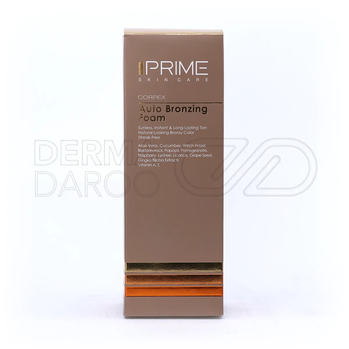 فوم پرایم با عصاره برگ شاه بلوط و گلیسرین برای رنگ دهی طبیعی و محافظت پوست از خشکی