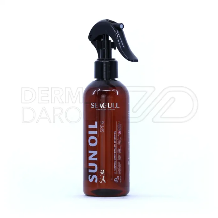 روغن برنزه کننده و ویتامینه سی گل SPF 6 حجم ۲۵۰ میلی لیتر