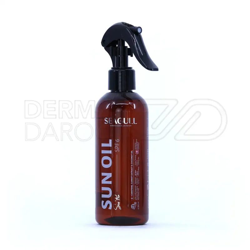 روغن برنزه کننده و ویتامینه سی گل SPF 6 حجم ۲۵۰ میلی لیتر