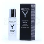 سرم روشن کننده صورت سبیکتا حاوی ویتامین C حجم ۳۰ میلی لیتر - نمای بسته بندی و محتویات جعبه