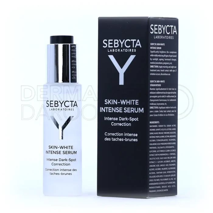 سرم بهبود دهنده لک صورت سبیکتا ۳۰ میلی لیتر - نمای بسته بندی و محتویات جعبه