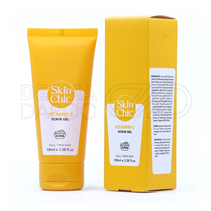 ژل لایه‌بردار تیوپی اسکین شیک، با عصاره جلبک دریایی و گلیسیرین، پاک‌کننده عمقی پوست چرب و مختلط، ضد جوش.