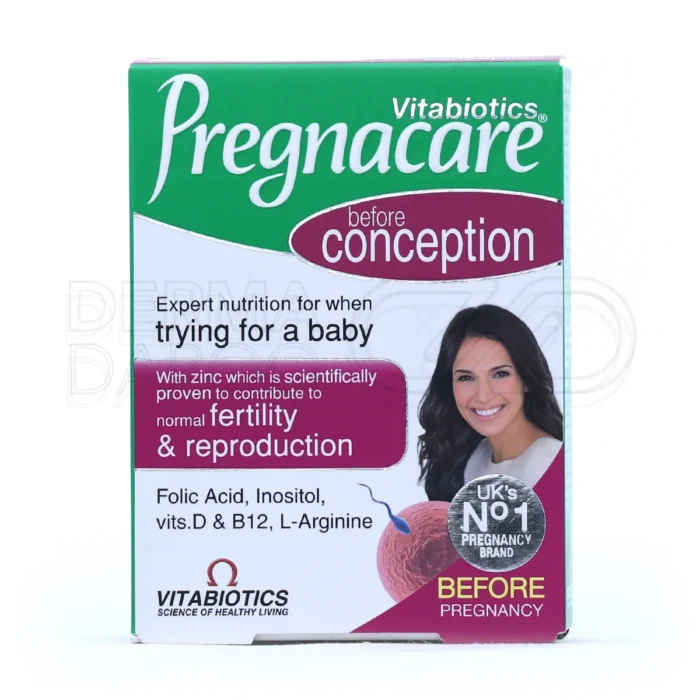 پرگناکر کانسپشن ویتابیوتیکس، ترکیب تخصصی از ویتامین‌ها و مواد معدنی برای آماده‌سازی بدن بانوان پیش از بارداری