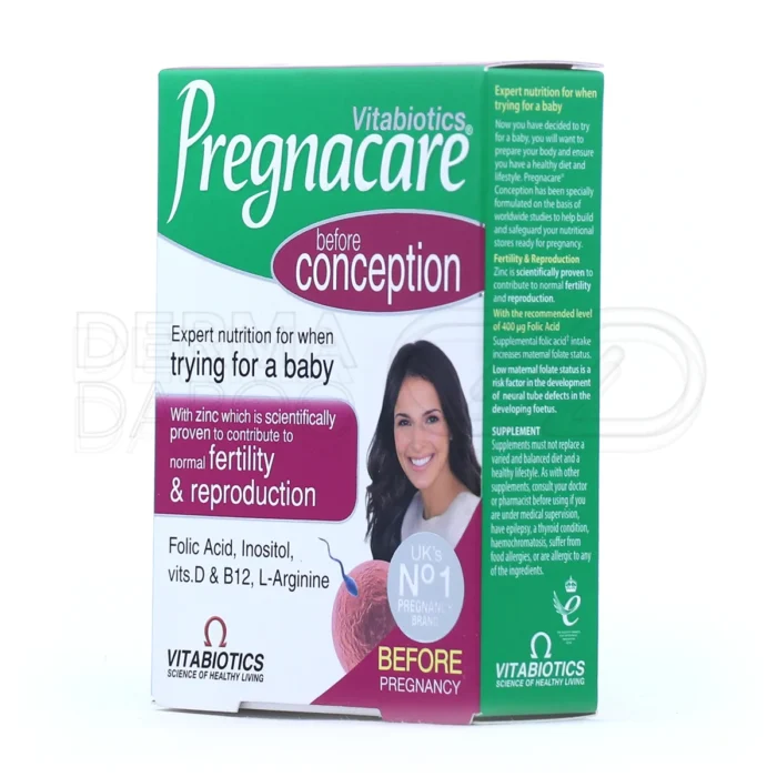 مکمل تغذیه‌ای پرگناکر قبل بارداری بدون ژلاتین و گلوتن، مناسب برای گیاه‌خواران