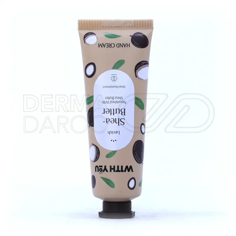 کرم مرطوب کننده دست ویت یو حاوی شی باتر مناسب پوست خشک ۵۰ میلی لیتر