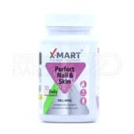 قرص پرفکت نیل اند اسکین ایکس مارت با کلاژن و ویتامین‌های ضروری، بسته‌بندی محافظت‌شده برای سلامت پوست و ناخن