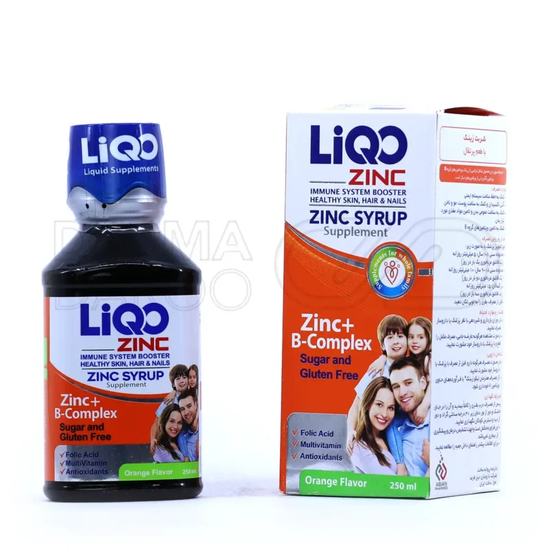 شربت لیکو زینک ابیان فارمد ۲۵۰ میلی لیتر