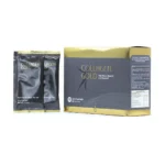 ساشه کلاژن گلد آدریان، بسته‌بندی مقاوم، مکمل مو و ناخن، تقویت ریشه مو و رشد ناخن.