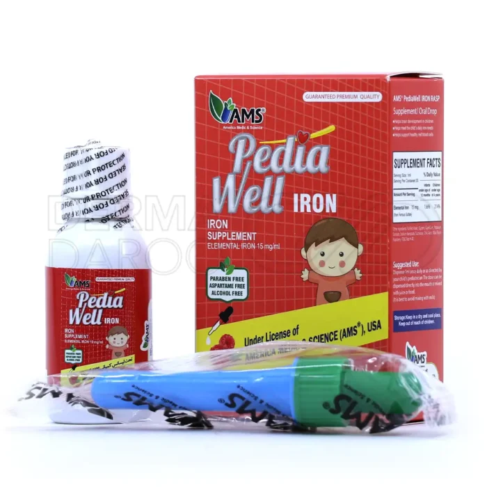 قطره خوراکی پدیاول آهن ای ام اس ۳۰ میلی لیتر