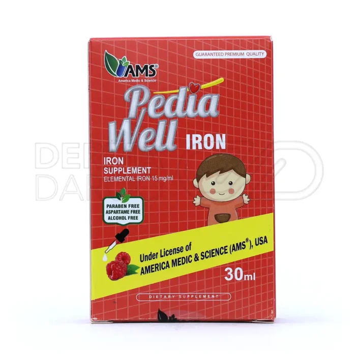 قطره خوراکی پدیاول آهن ای ام اس ۳۰ میلی لیتر