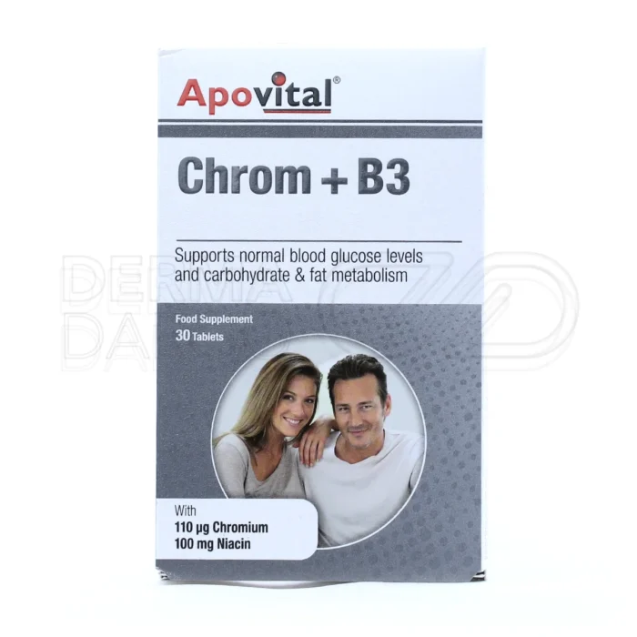 قرص کروم و B3 آپوویتال؛ مکملی موثر در کنترل قند خون و کاهش اشتهای کاذب به خوراکی‌های شیرین