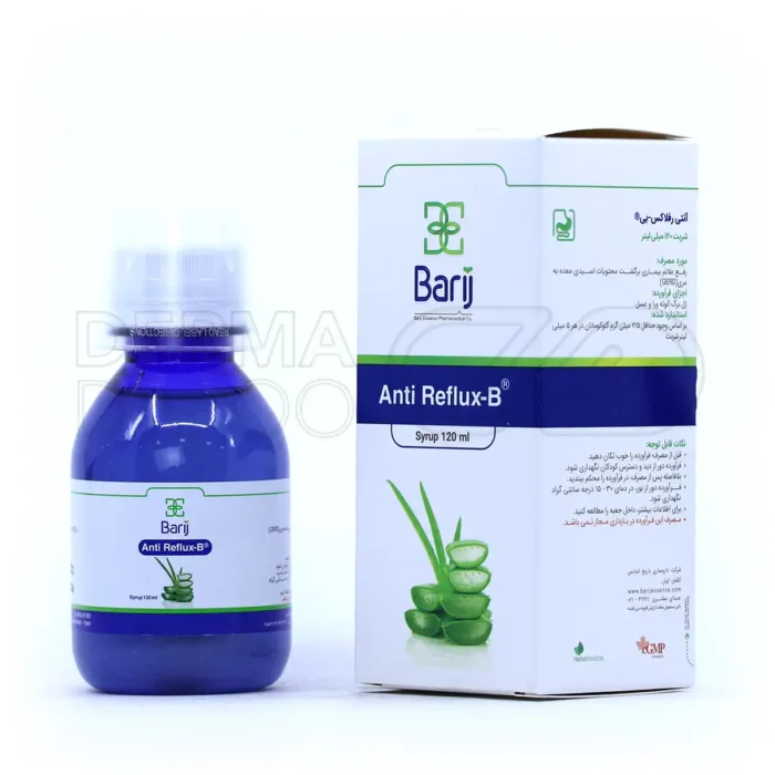 شربت آنتی رفلاکس بی باریج اسانس ۱۲۰ میلی لیتر