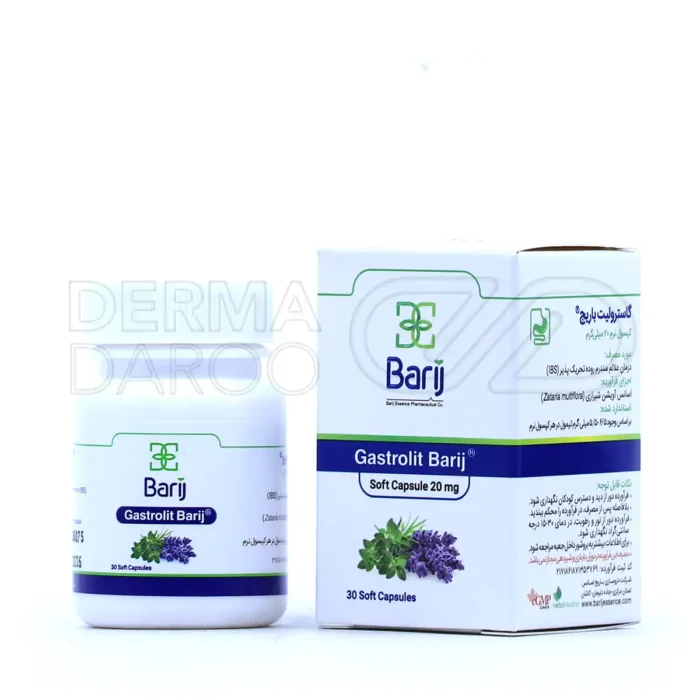 کپسول نرم گاسترولیت باریج اسانس 30 عدد