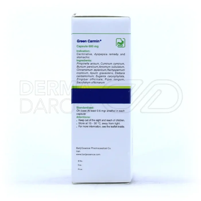 کپسول گرین کارمین باریج ۳۰ عدد