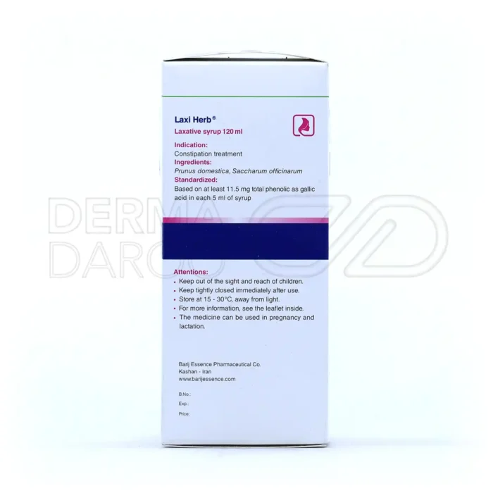 شربت لاکسی هرب باریج اسانس ۱۲۰ میلی لیتر