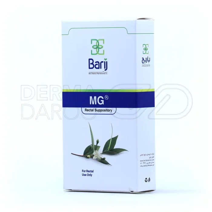 شیاف مقعدی ام جی باریج اسانس 14 عدد