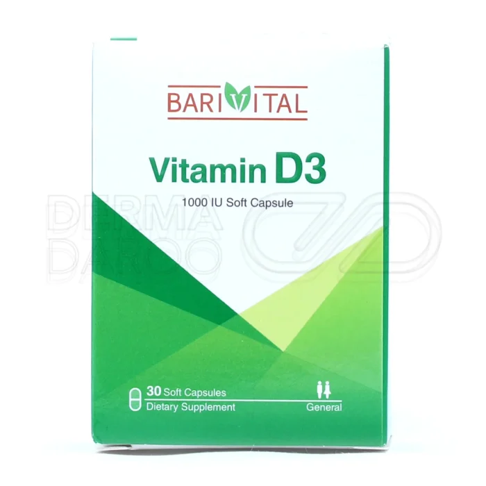 کپسول ژلاتینی نرم باریویتال D3؛ جذب آسان و مناسب برای مصرف روزانه