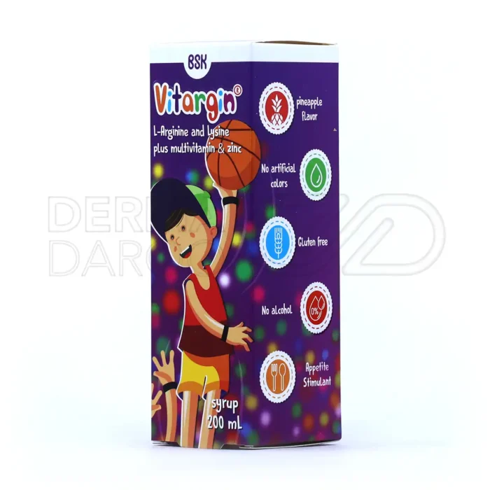 شربت ویتارژین بنیان سلامت کسری ۲۰۰ میلی لیتر