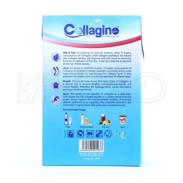 پودر کلاژینو، بدون قند، تقویت مفاصل و غضروف‌سازی.