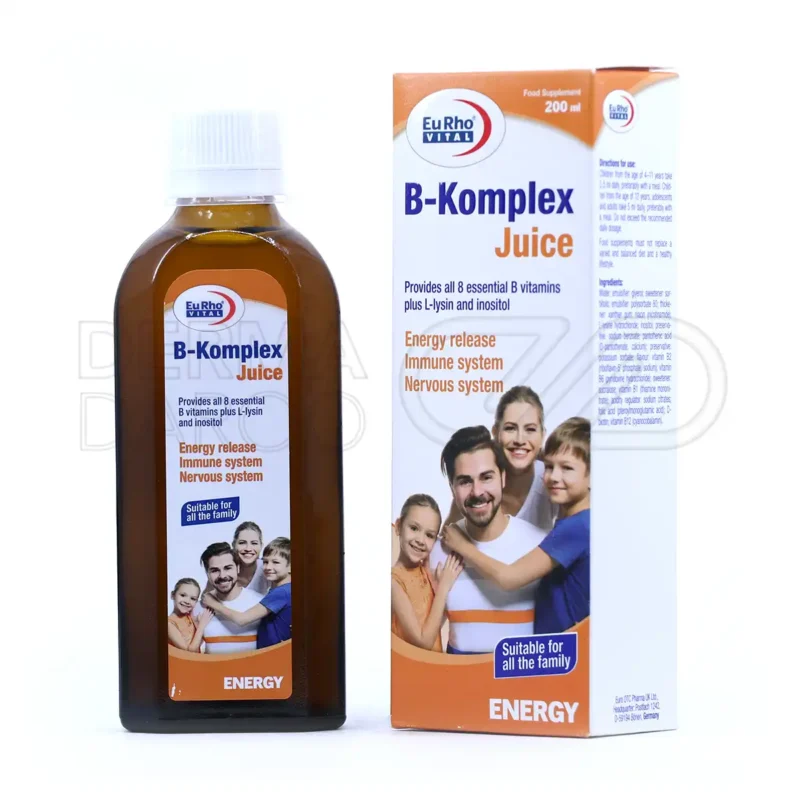 شربت ب کمپلکس یوروویتال ۲۰۰ میلی لیتر