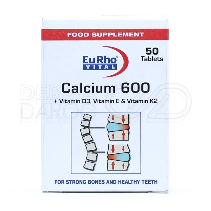 قرص کلسیم یوروویتال، تقویت اسکلت، مناسب برای پیشگیری از پوکی استخوان.