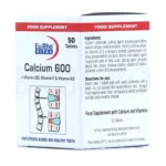 کلسیم D۳ یوروویتال، جلوگیری از کمبود کلسیم، سلامت استخوان و دندان.